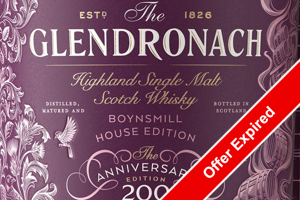 Concierge Offers The Glendronach 14 Year Boynsmill House Single